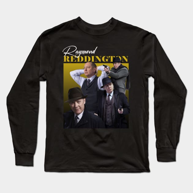 Raymond Reddington Vintage 90s Design Long Sleeve T-Shirt by T-shirt Therapy